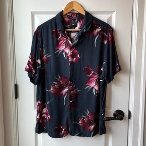 H&M floral casual button down
